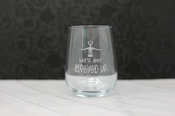 etched wine glass sets 2