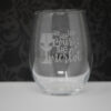 Ho Ho Ho Pour the Merlot Etched Stemless Wine Glass