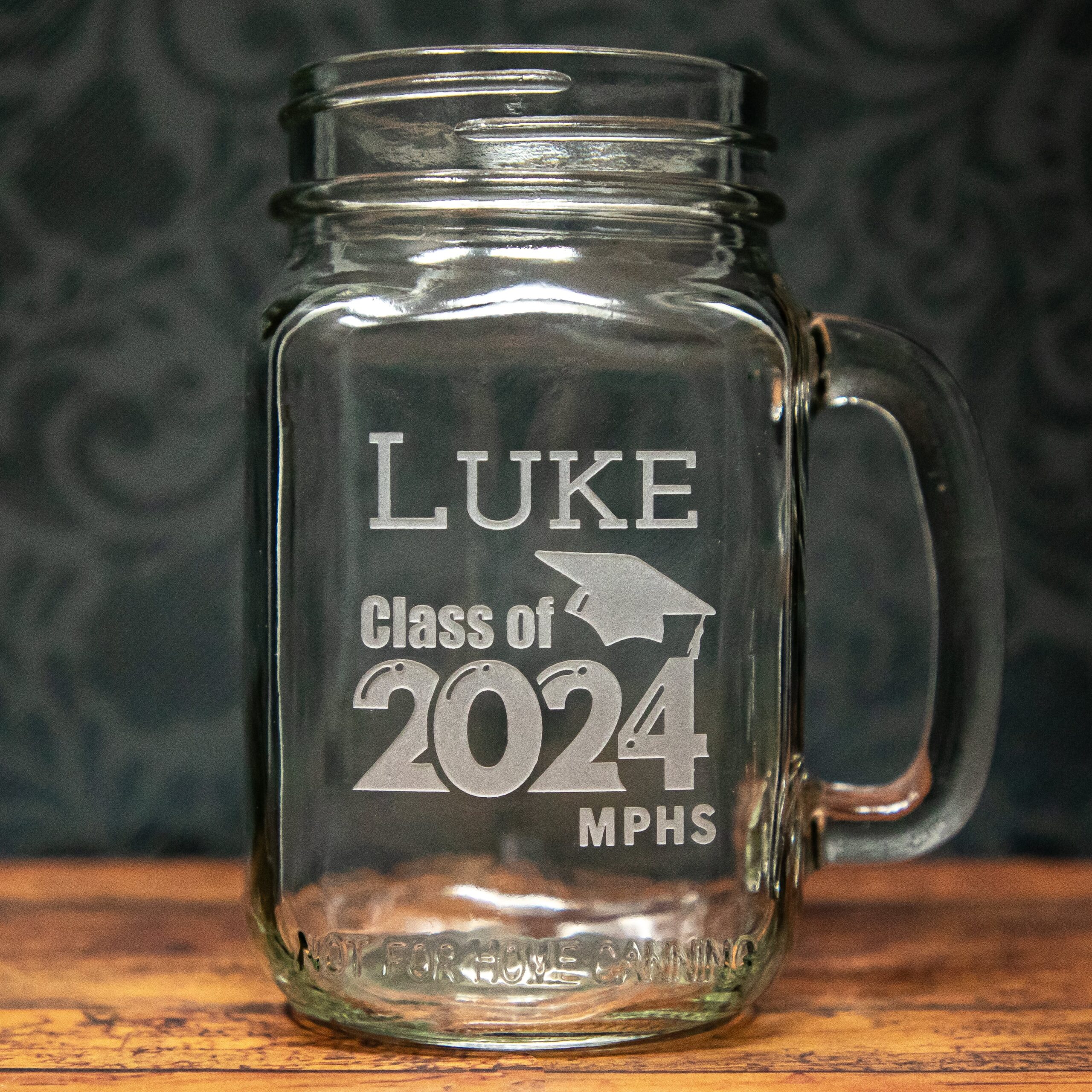 Graduation Class of Etched Drinkware