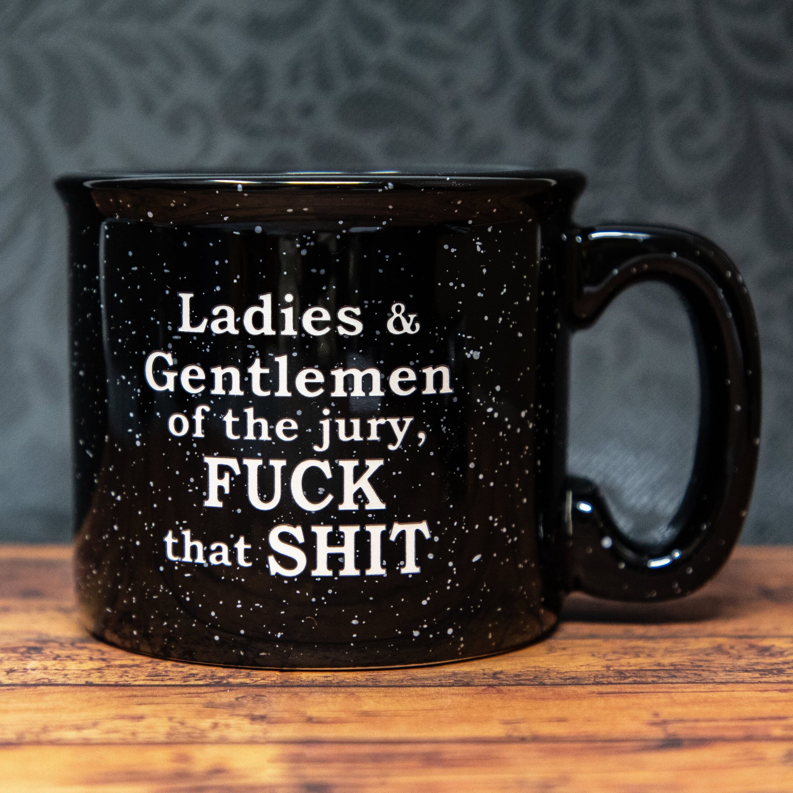 Ladies and Gentlemen of the Jury Fuck That Shit Etched Glass | Sandblast Engraved Funny Quote Glass | Adult Humor Drinkware | Novelty Gift