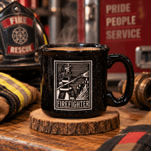 Skeleton Firefighter – Firefighter Drinkware & Campfire Mug