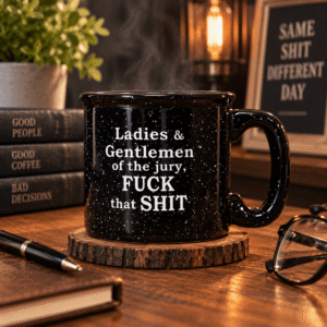 Ladies & Gentlemen of the Jury – Funny Lawyer Etched Drinkware