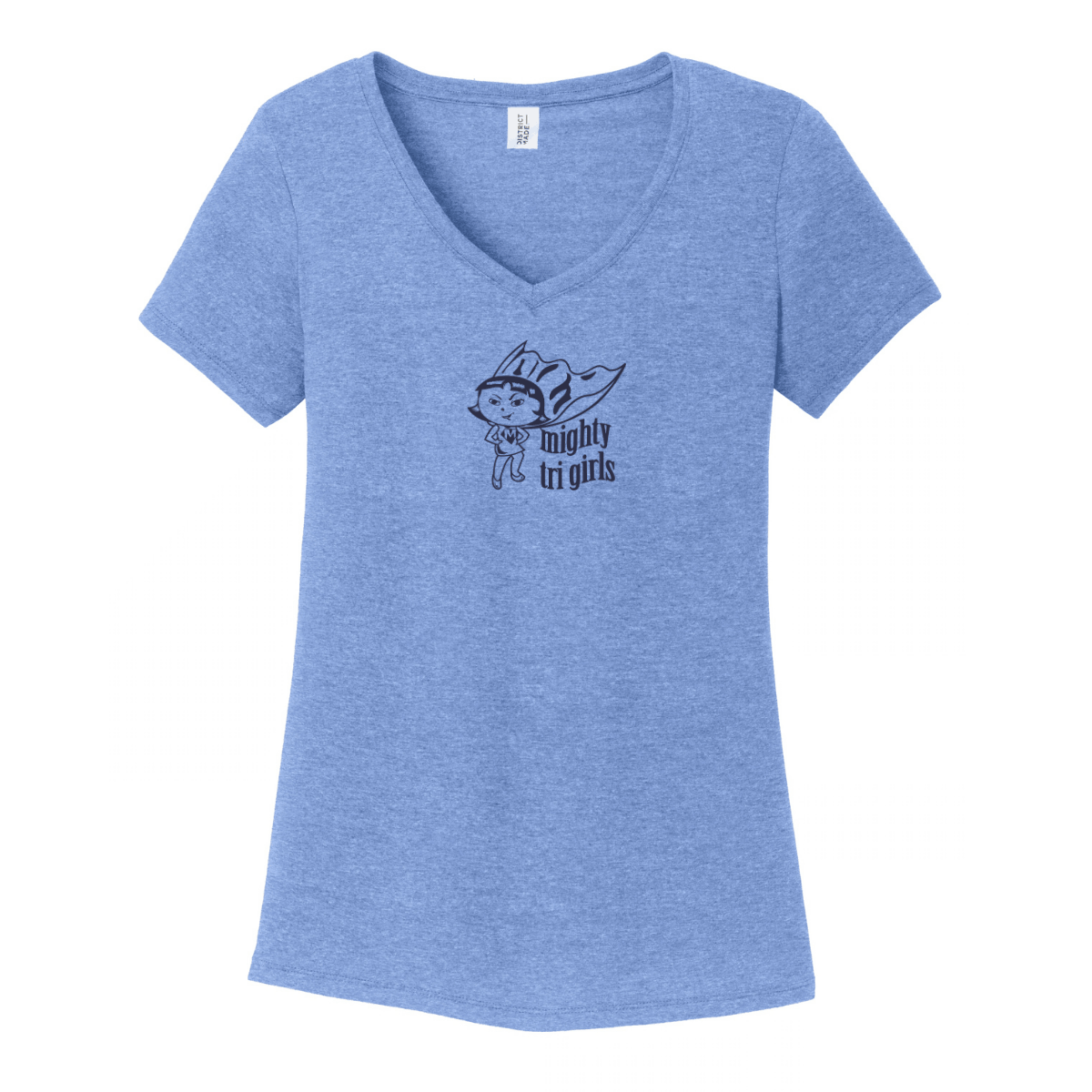 Mighty Tri Girls - V-Neck Tee Flint Royal Frost & Royal