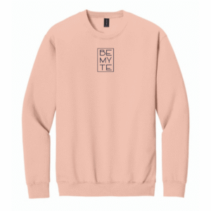 Be My Te - Crewneck Sweatshirt Dusty Rose & Navy