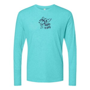 Mighty Tri Girls - Long Sleeve Tee Tahiti Blue