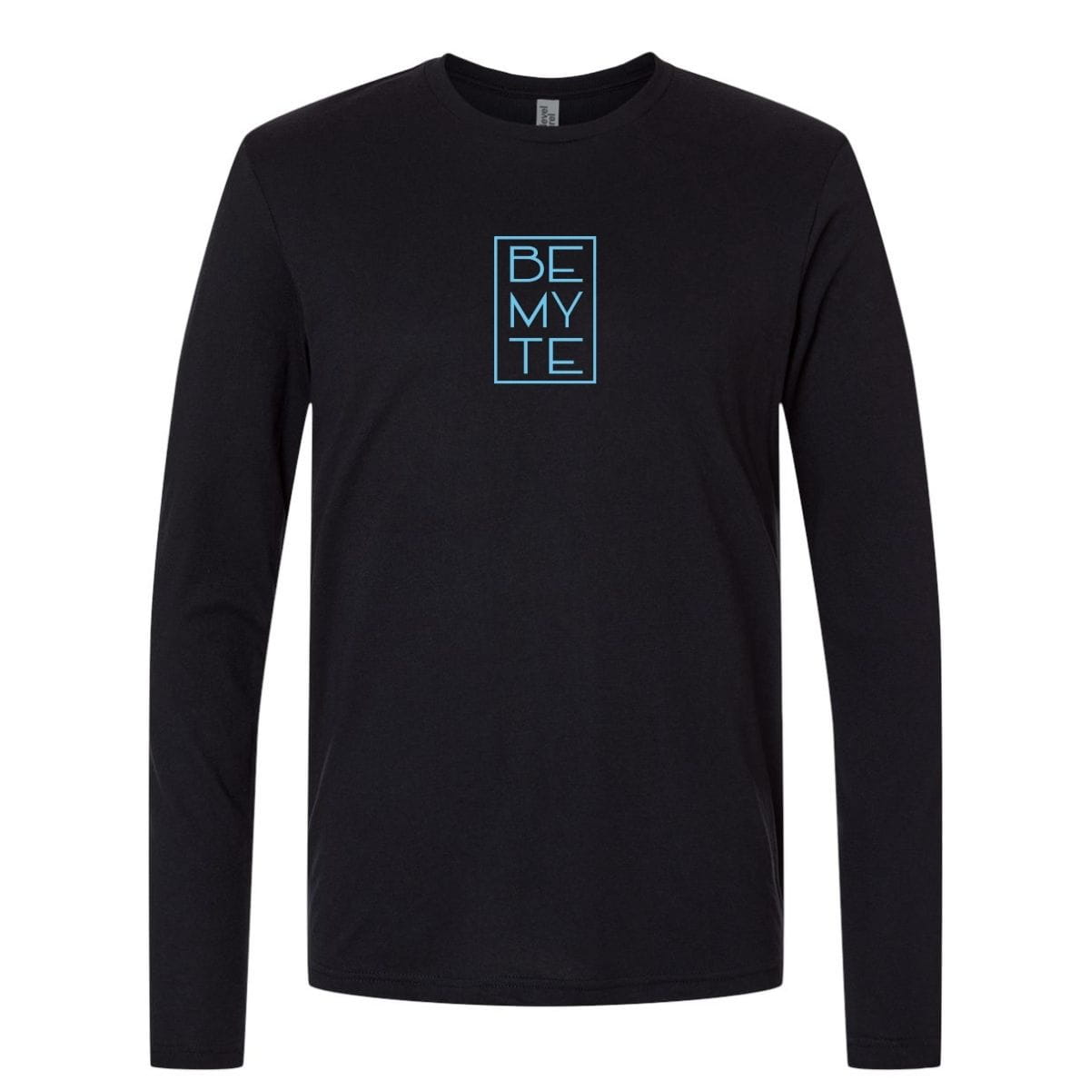 Be My Te - Long Sleeve Tee Black & Ocean