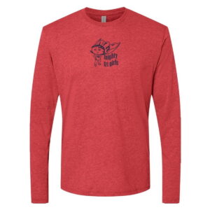 Mighty Tri Girls - Long Sleeve Tee Vintage Red