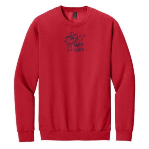 Mighty Tri Girls - Crewneck Sweatshirt Red & Navy