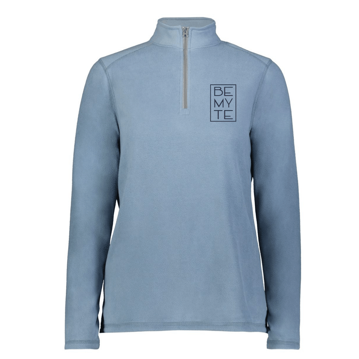 Be My Te - Embroidered Fleece 1/4 Zip Storm