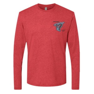 Total Chaos - Long Sleeve Tee Vintage Red