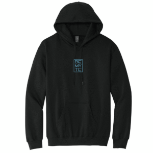 Be My Te - Hooded Sweatshirt Black & Ocean