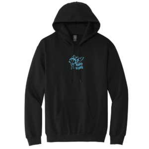 Mighty Tri Girls - Hooded Sweatshirt Black & Ocean