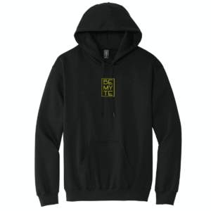 Be My Te - Hooded Sweatshirt Black & Yellow