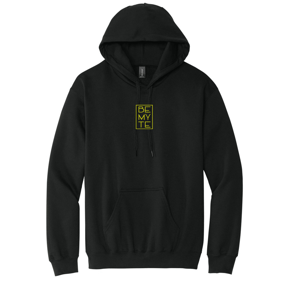 Be My Te - Hooded Sweatshirt Black & Yellow