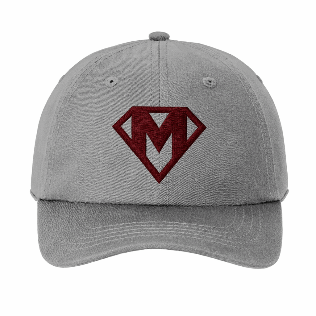 M - Embroidered Cap Deep Smoke