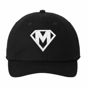 M - Embroidered Cap Black