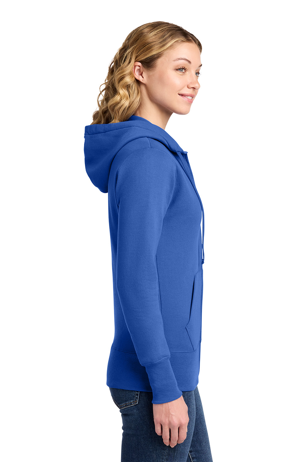 Mighty Tri Girls - Full-Zip Hooded Sweatshirt Royal - Image 2
