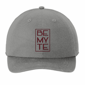 Be My Te - Embroidered Cap Deep Smoke