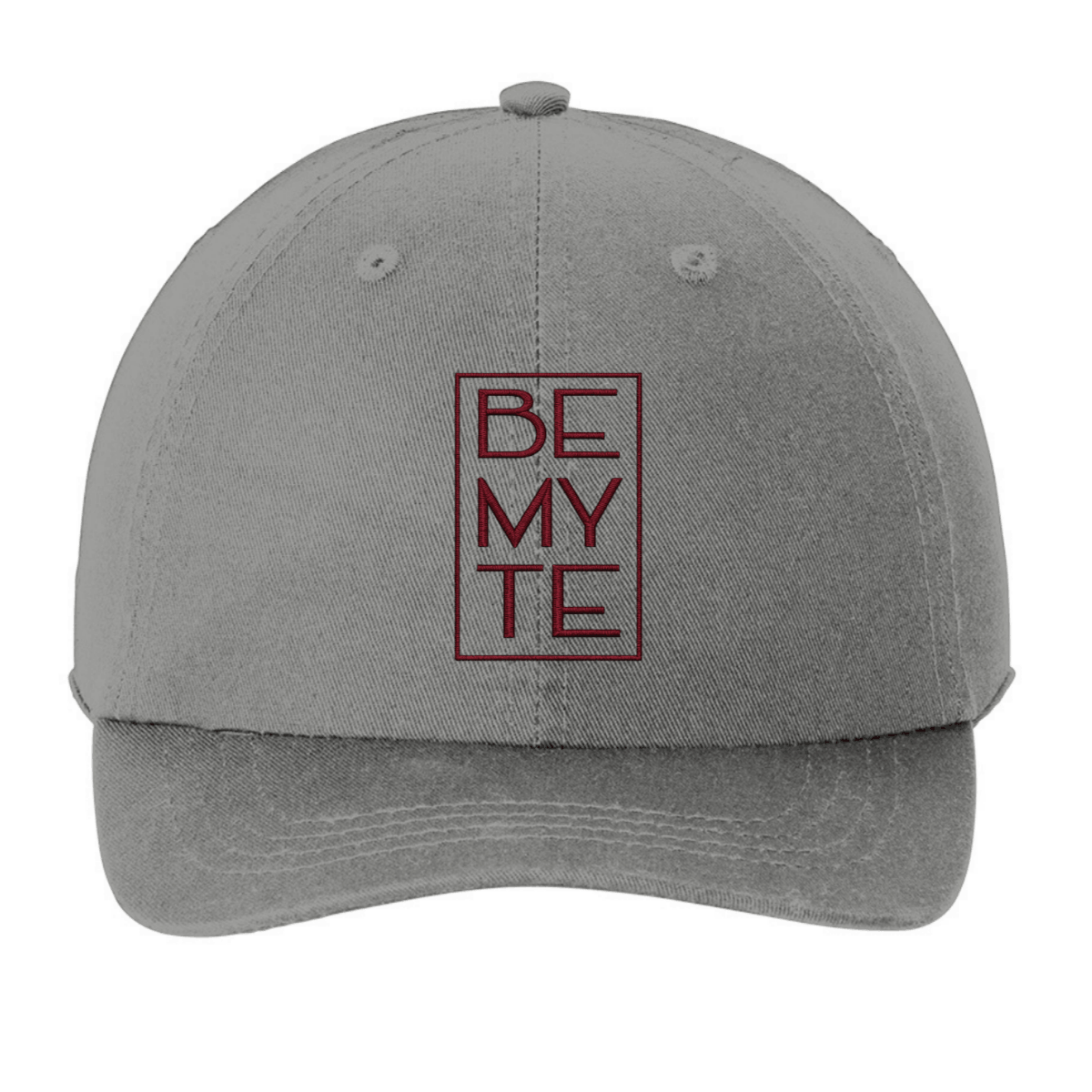 Be My Te - Embroidered Cap Deep Smoke