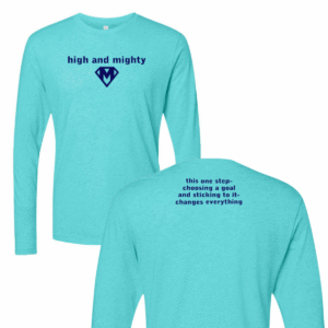 High and Mighty - Long Sleeve Tee Tahiti Blue