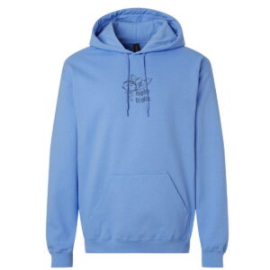 Mighty Tri Girls - Hooded Sweatshirt Columbia Blue