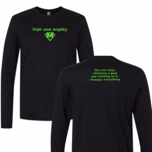 High and Mighty - Long Sleeve Tee Black