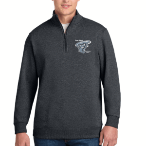 Total Chaos - Embroidered 1/4-Zip Sweatshirt