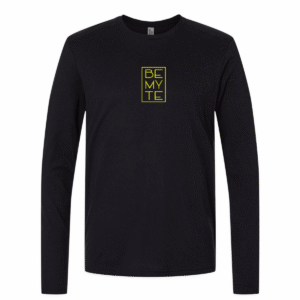Be My Te - Long Sleeve Tee Black & Yellow