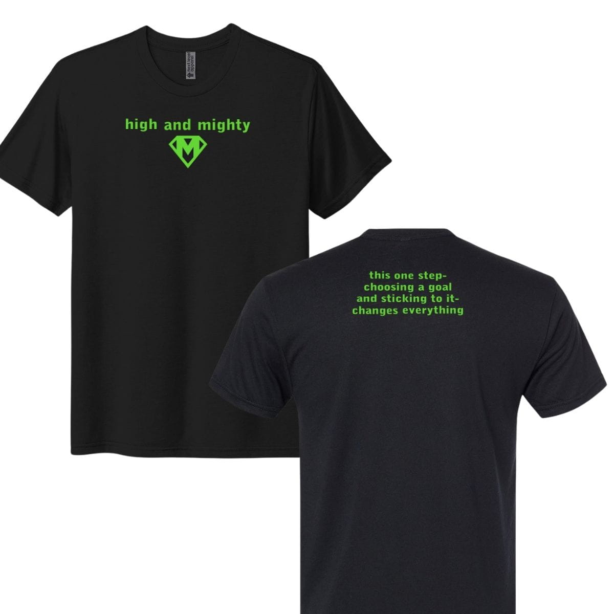 High and Mighty - Tee Black