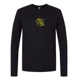 Mighty Tri Girls - Long Sleeve Tee Black & Yellow