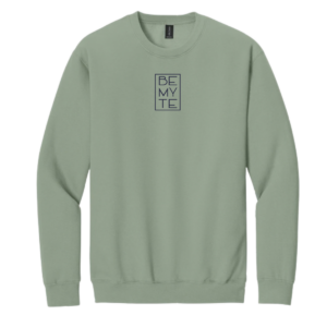 Be My Te - Crewneck Sweatshirt Sage & Navy