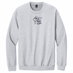 Mighty Tri Girls - Crewneck Sweatshirt Ash & Navy