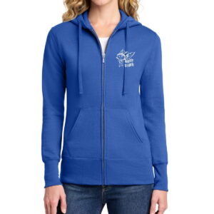 Mighty Tri Girls - Royal Full-Zip Hooded Sweatshirt